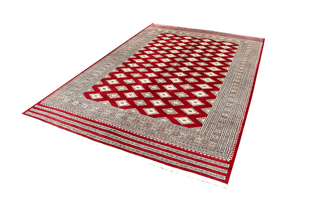 Firebrick Jaldar 6' 7 x 10' 1 - No. 59271 - ALRUG Rug Store