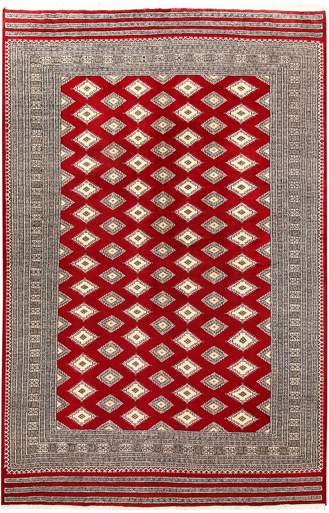 Firebrick Jaldar 6' 7 x 10' 1 - No. 59271 - ALRUG Rug Store