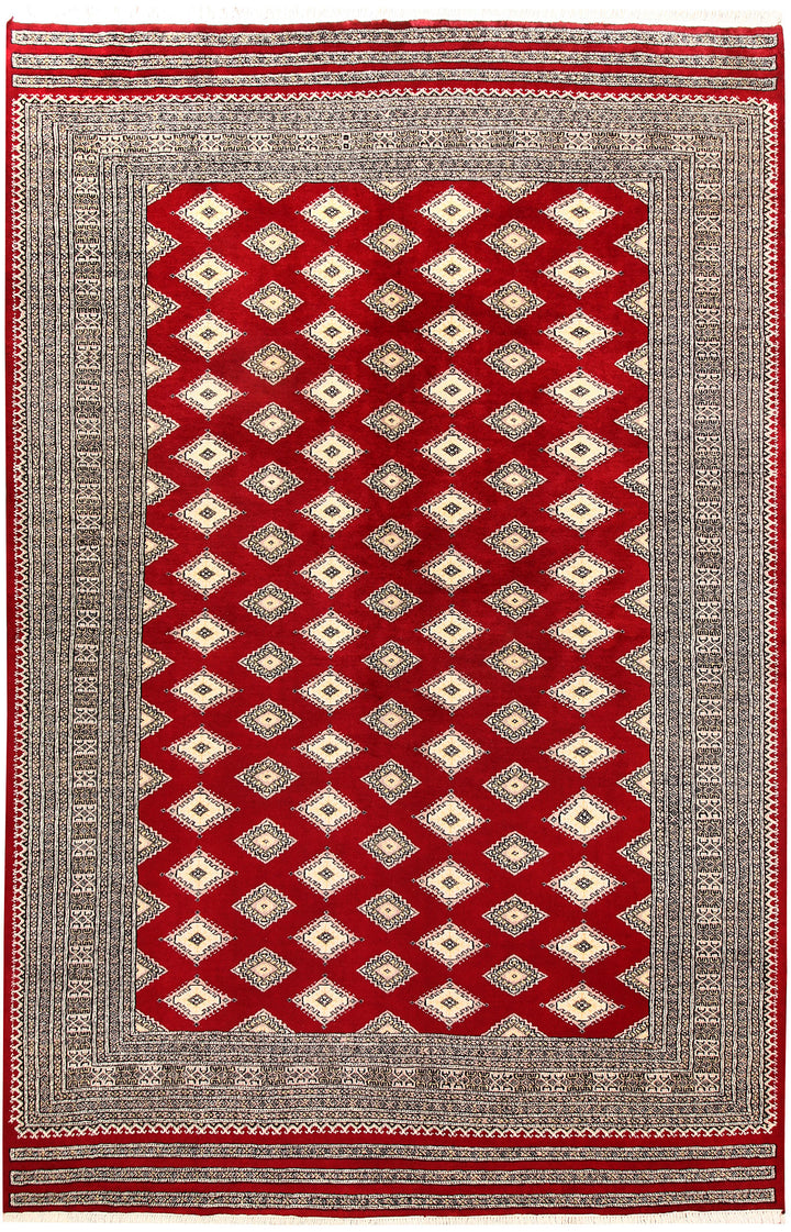 Firebrick Jaldar 6' 7 x 10' 1 - No. 59271 - ALRUG Rug Store