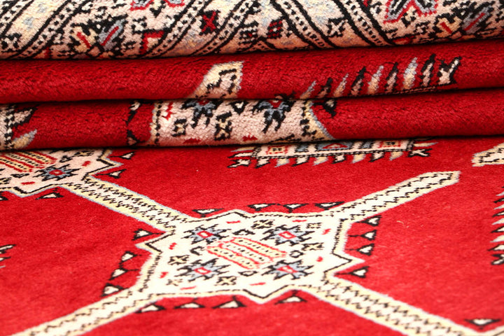 Firebrick Jaldar 6'  9" x 10'  4" - No. QA88766