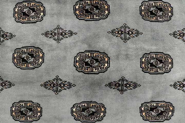 Silver Bokhara 6' 6 x 10' 6 - No. 59281 - ALRUG Rug Store