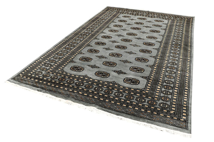 Silver Bokhara 6' 6 x 10' 6 - No. 59281 - ALRUG Rug Store
