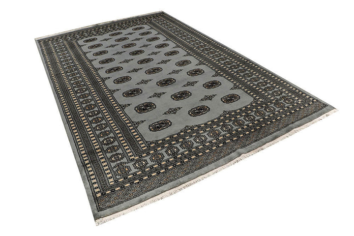 Silver Bokhara 6' 6 x 10' 6 - No. 59281 - ALRUG Rug Store