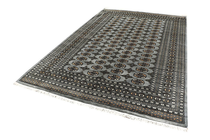 Silver Bokhara 6' 7 x 9' 10 - No. 59282 - ALRUG Rug Store