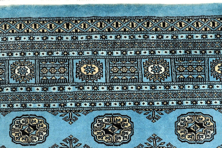 Light Sky Blue Bokhara 6' 8 x 10' 4 - No. 59285 - ALRUG Rug Store