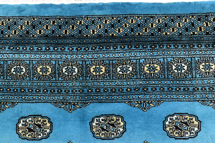 Deep Sky Blue Bokhara 6' 7 x 10' 2 - No. 59286 - ALRUG Rug Store