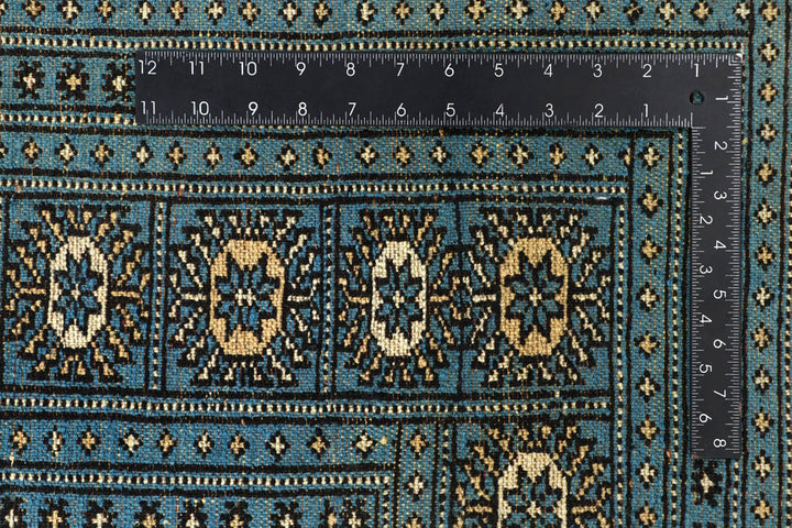 Deep Sky Blue Bokhara 6' 7 x 10' 2 - No. 59286 - ALRUG Rug Store