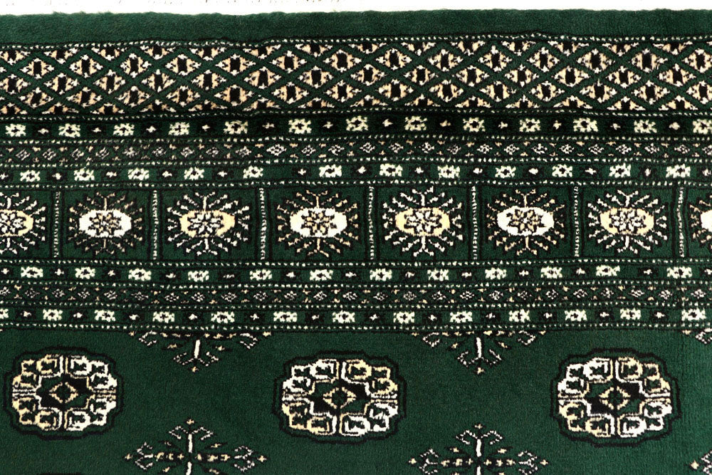 Darkgreen Bokhara 6' 7 x 10' 4 - No. 59287 - ALRUG Rug Store