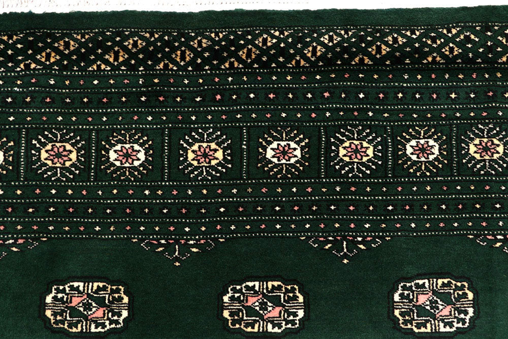 Darkgreen Bokhara 6' 7 x 10' 2 - No. 59288 - ALRUG Rug Store