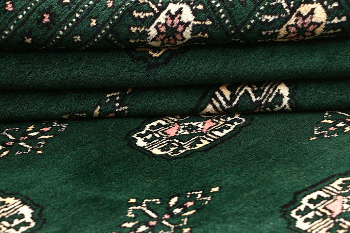 Darkgreen Bokhara 6' 7 x 10' 2 - No. 59288 - ALRUG Rug Store