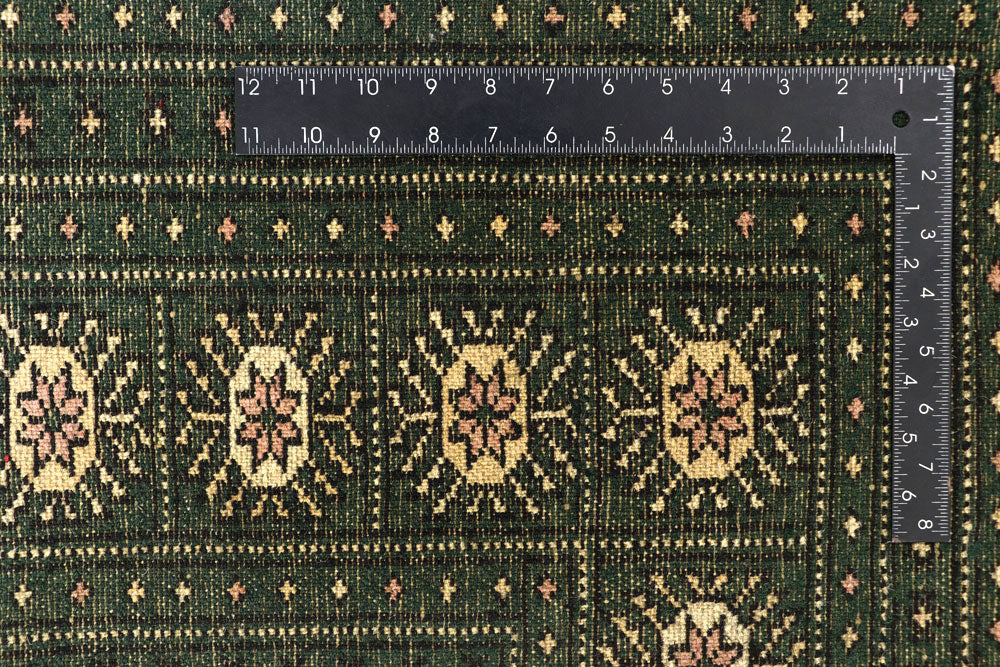 Darkgreen Bokhara 6' 7 x 10' 2 - No. 59288 - ALRUG Rug Store