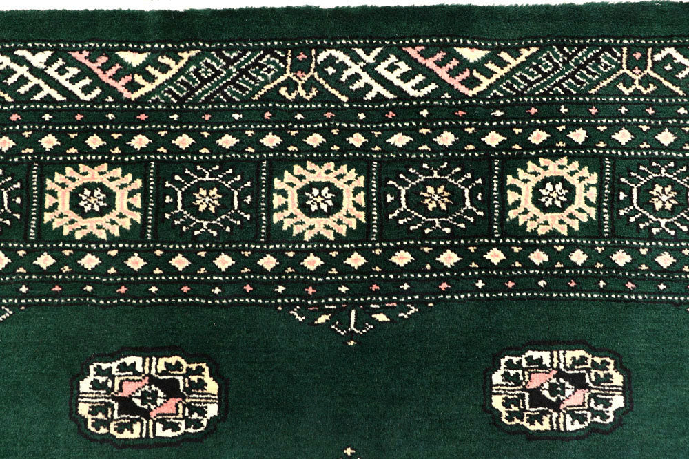 Darkgreen Bokhara 6' 7 x 10' 2 - No. 59289 - ALRUG Rug Store