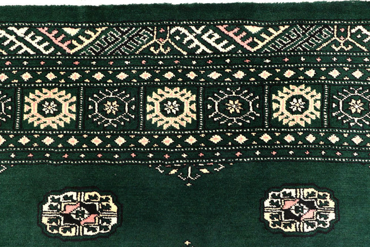 Darkgreen Bokhara 6' 7 x 10' 2 - No. 59289 - ALRUG Rug Store