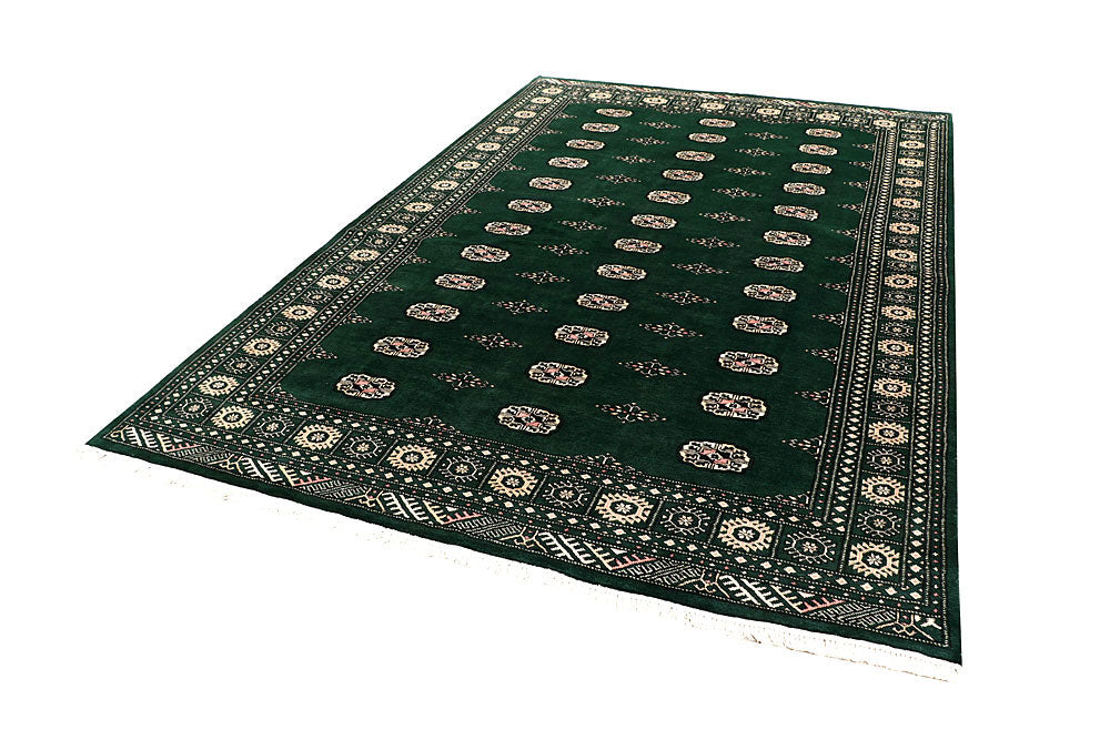 Darkgreen Bokhara 6' 7 x 10' 2 - No. 59289 - ALRUG Rug Store