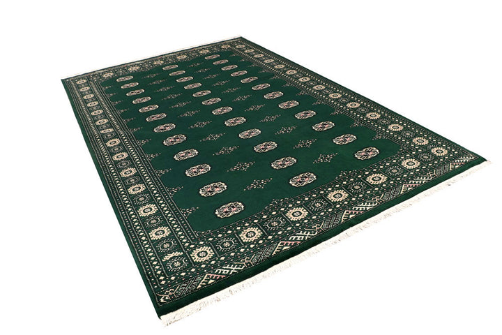 Darkgreen Bokhara 6' 7 x 10' 2 - No. 59289 - ALRUG Rug Store