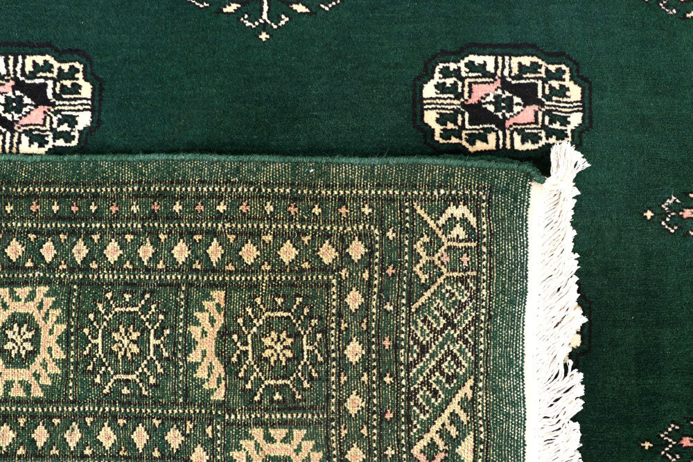 Darkgreen Bokhara 6' 7 x 10' 2 - No. 59289 - ALRUG Rug Store