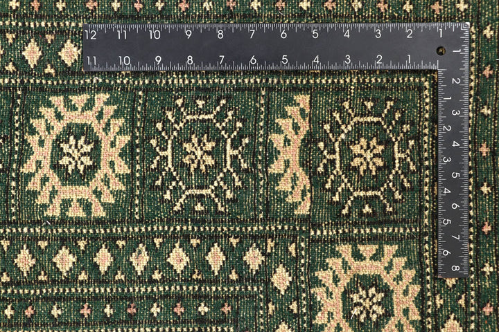 Darkgreen Bokhara 6' 7 x 10' 2 - No. 59289 - ALRUG Rug Store