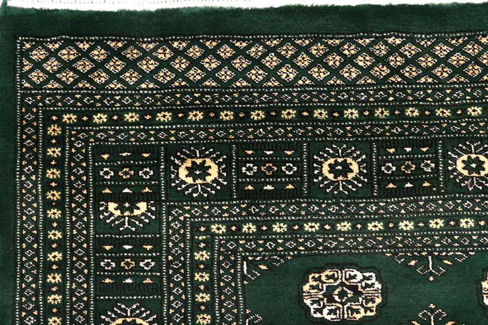Darkgreen Bokhara 6' 7 x 9' 9 - No. 59290 - ALRUG Rug Store