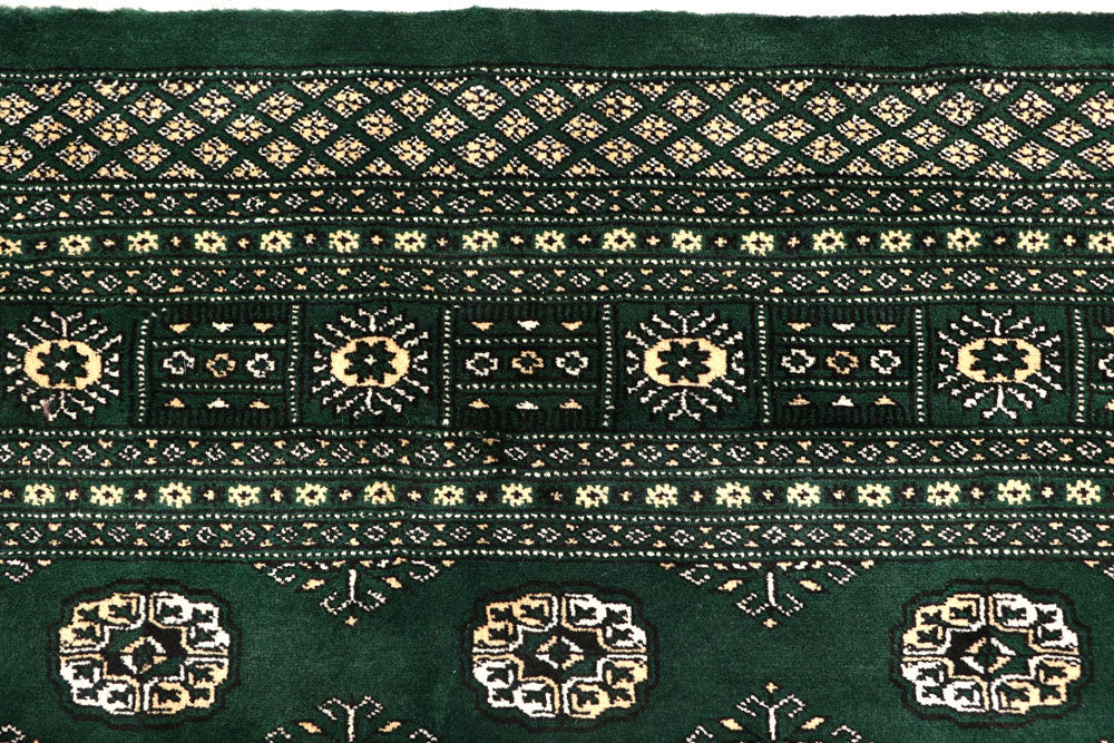 Darkgreen Bokhara 6' 7 x 9' 9 - No. 59290 - ALRUG Rug Store