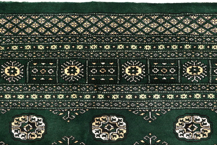 Darkgreen Bokhara 6' 7 x 9' 9 - No. 59290 - ALRUG Rug Store
