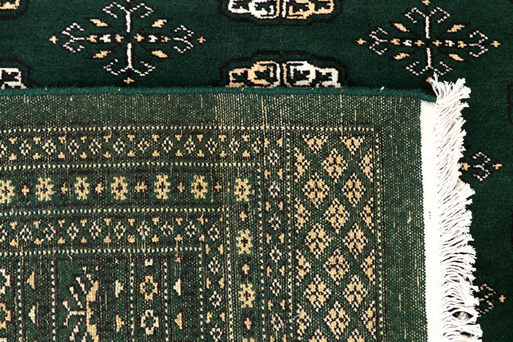 Darkgreen Bokhara 6' 7 x 9' 9 - No. 59290 - ALRUG Rug Store