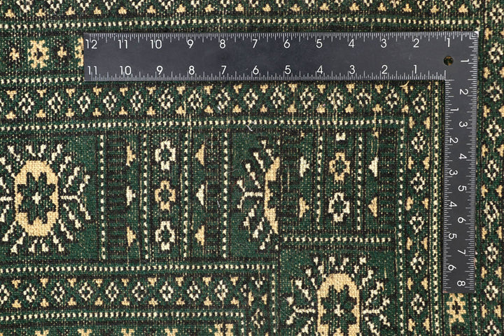 Darkgreen Bokhara 6' 7 x 9' 9 - No. 59290 - ALRUG Rug Store