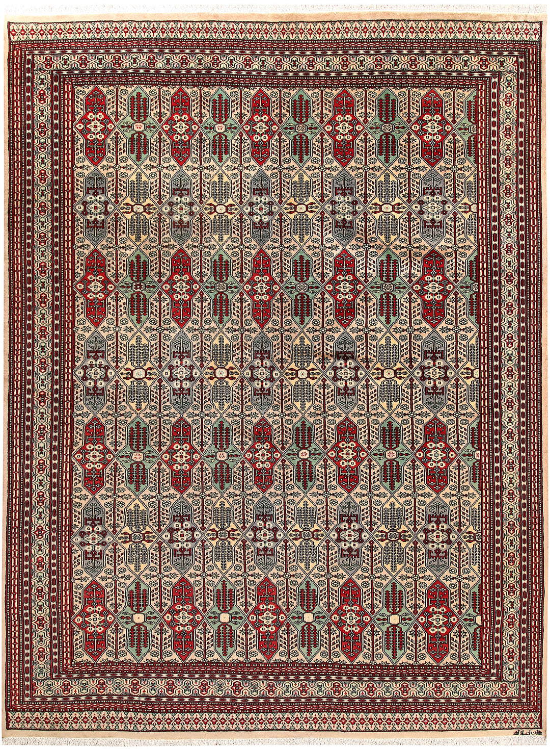 Bisque Caucasian 7' x 9' 4 - No. 59301 - ALRUG Rug Store