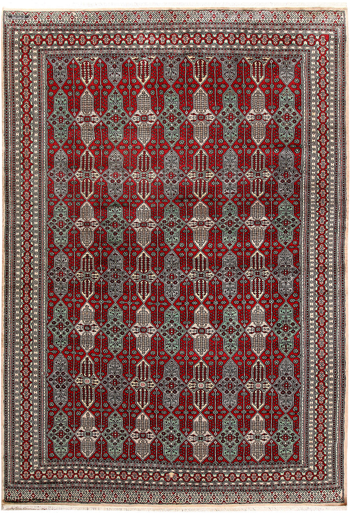 Firebrick Caucasian 6' 7 x 9' 8 - No. 59302 - ALRUG Rug Store