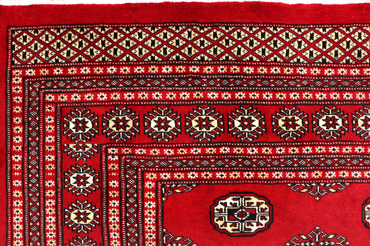 Firebrick Bokhara 8' x 9' 11 - No. 59337 - ALRUG Rug Store