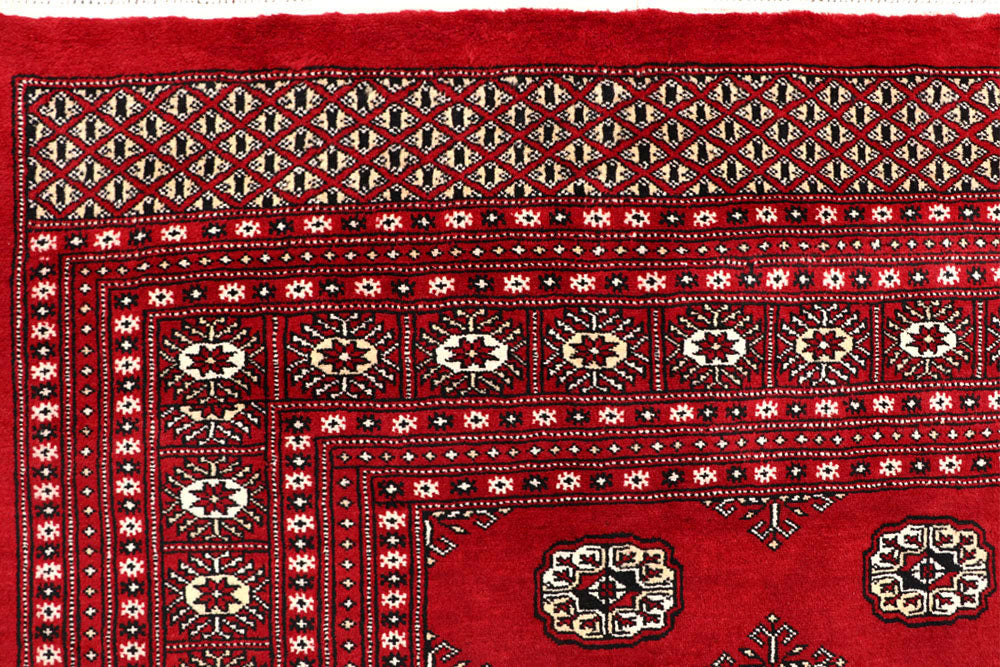 Firebrick Bokhara 8' 3 x 9' 11 - No. 59338 - ALRUG Rug Store