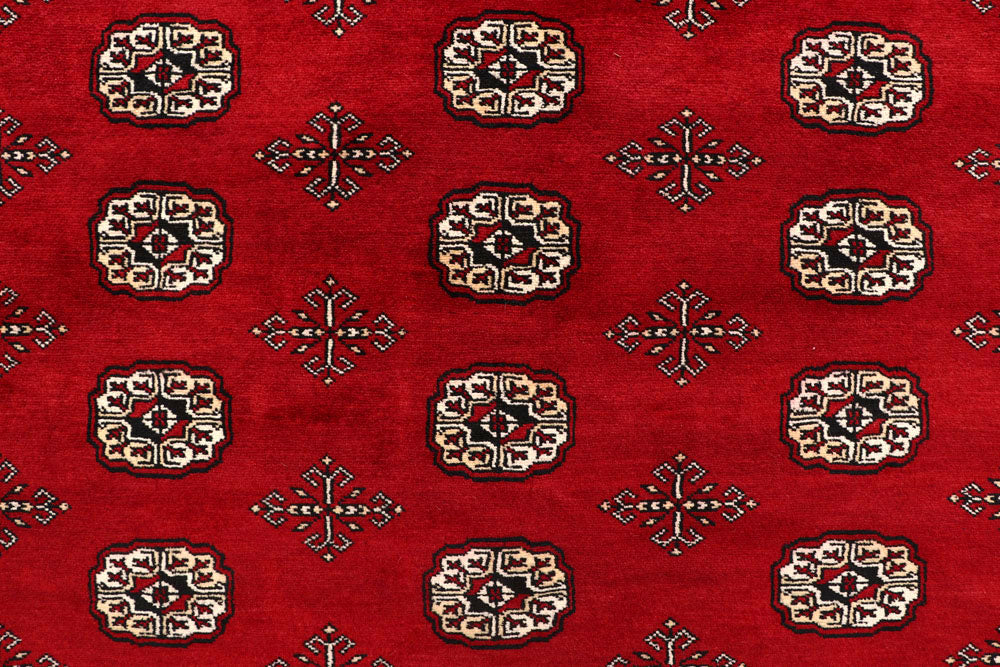 Firebrick Bokhara 8' 3 x 9' 11 - No. 59338 - ALRUG Rug Store