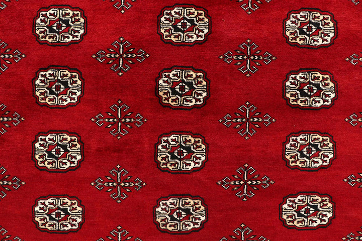 Firebrick Bokhara 8' 3 x 9' 11 - No. 59338 - ALRUG Rug Store