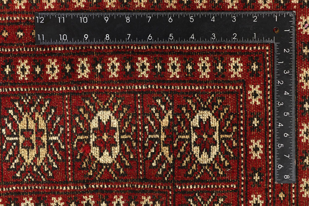 Firebrick Bokhara 8' 3 x 9' 11 - No. 59338 - ALRUG Rug Store