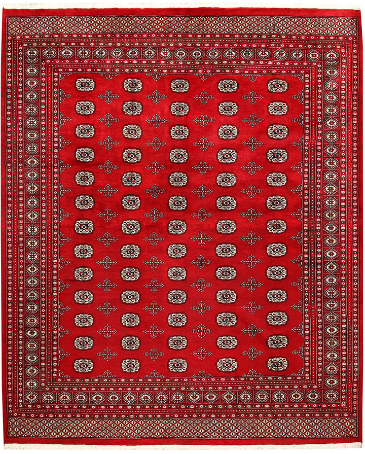 Firebrick Bokhara 8' 3 x 9' 11 - No. 59338 - ALRUG Rug Store