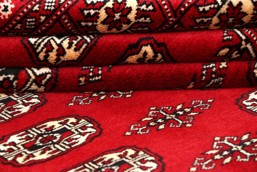 Firebrick Bokhara 8' 2 x 10' 5 - No. 59339 - ALRUG Rug Store