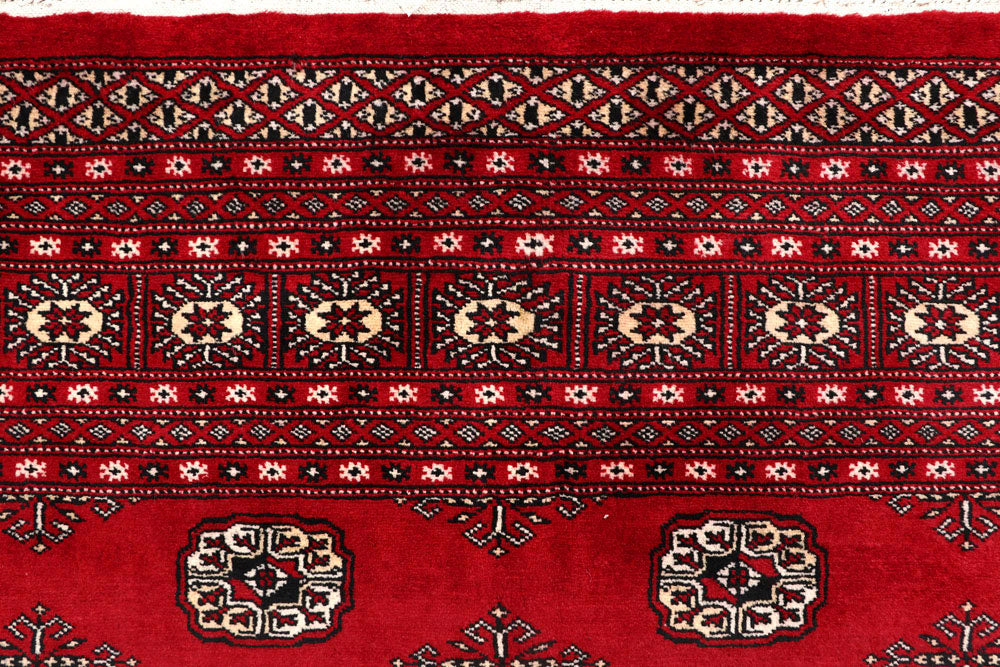 Firebrick Bokhara 7' 11 x 10' 1 - No. 59340 - ALRUG Rug Store