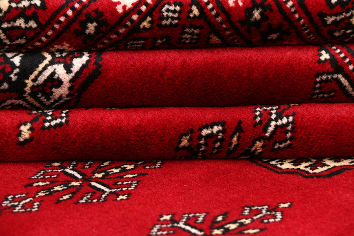 Firebrick Bokhara 7' 11 x 10' 1 - No. 59340 - ALRUG Rug Store