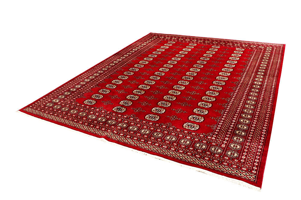 Firebrick Bokhara 7' 11 x 10' 1 - No. 59340 - ALRUG Rug Store