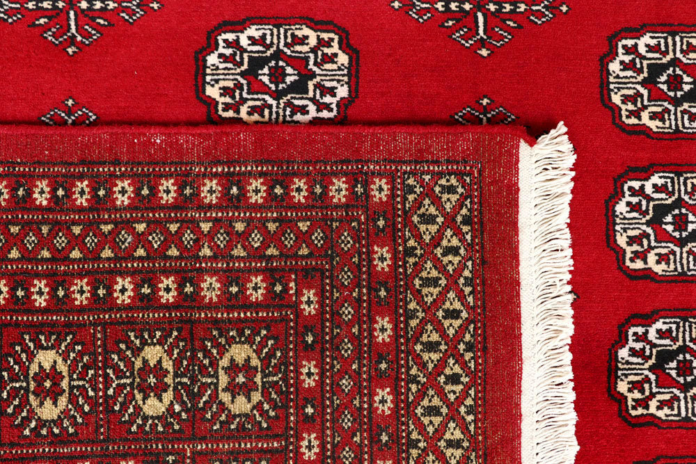 Firebrick Bokhara 7' 11 x 10' 1 - No. 59340 - ALRUG Rug Store