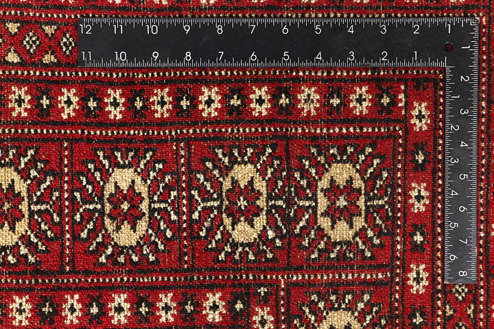 Firebrick Bokhara 7' 11 x 10' 1 - No. 59340 - ALRUG Rug Store