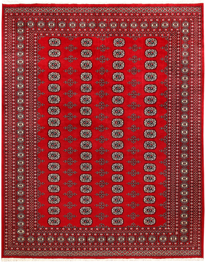 Firebrick Bokhara 7' 11 x 10' 1 - No. 59340 - ALRUG Rug Store