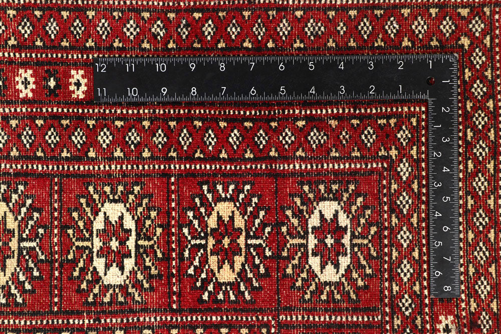 Firebrick Bokhara 8' 1 x 10' 4 - No. 59341 - ALRUG Rug Store