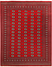 Firebrick Bokhara 8' 1 x 10' 4 - No. 59341 - ALRUG Rug Store