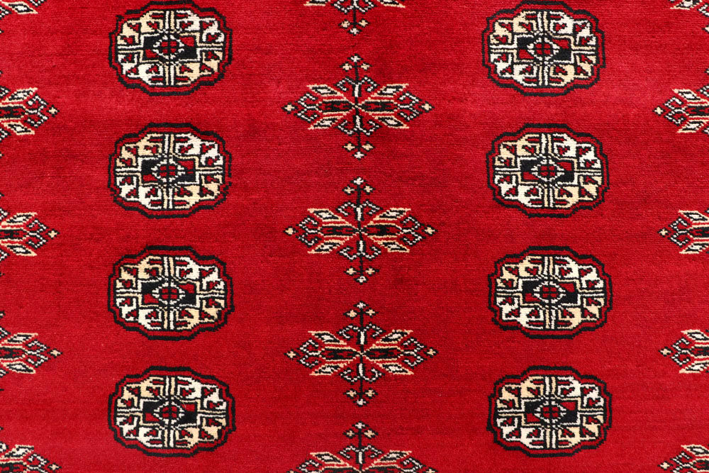 Red Bokhara 7' 11 x 10' - No. 59342 - ALRUG Rug Store