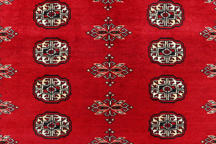 Red Bokhara 7' 11 x 10' - No. 59342 - ALRUG Rug Store