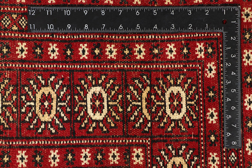 Red Bokhara 7' 11 x 10' - No. 59342 - ALRUG Rug Store