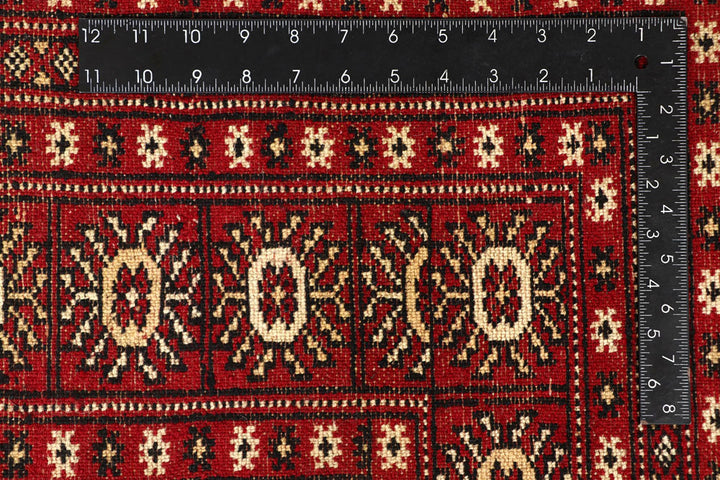 Red Bokhara 7' 11 x 10' - No. 59342 - ALRUG Rug Store
