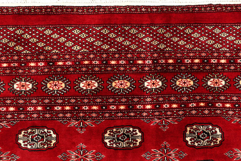 Red Bokhara 7' 11 x 10' 2 - No. 59344 - ALRUG Rug Store