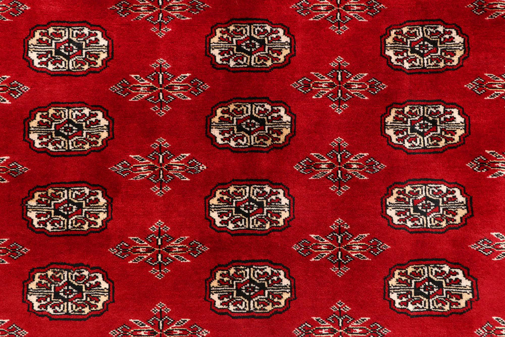 Red Bokhara 7' 11 x 10' 2 - No. 59344 - ALRUG Rug Store