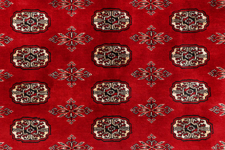 Red Bokhara 7' 11 x 10' 2 - No. 59344 - ALRUG Rug Store